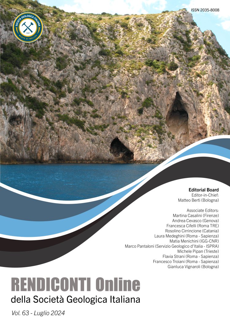 Rendiconti Online della Società Geologica Italiana - Vol. 63/2024